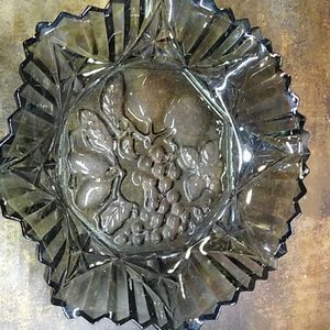 11"  Carnival "Pioneer" Federal Glass Centerpiece Serving Bowl